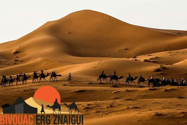 Bivouac Erg Znaigui Hotell Merzouga Exteriör bild